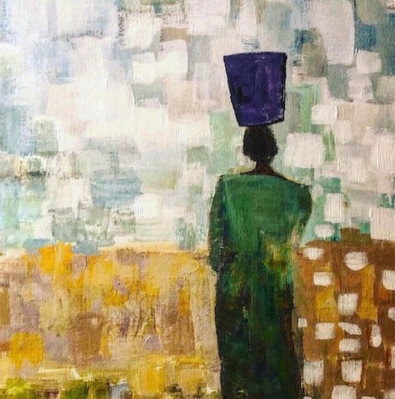Woman with Water, II