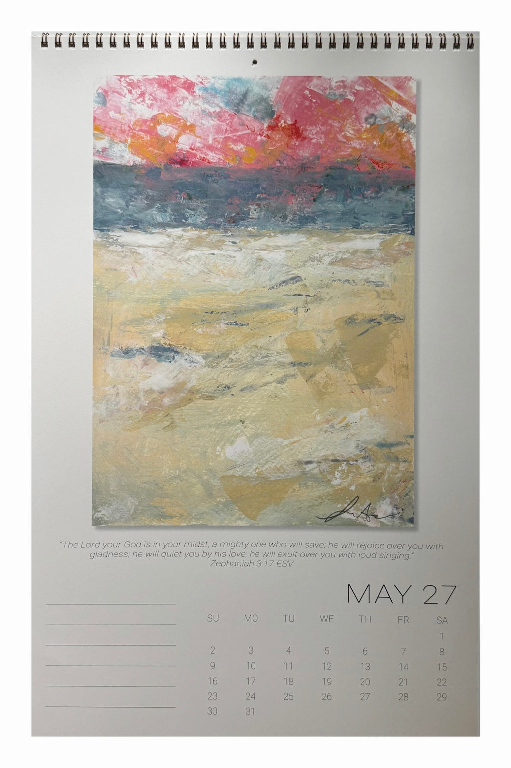 2027 Calendar - Songs of Peace