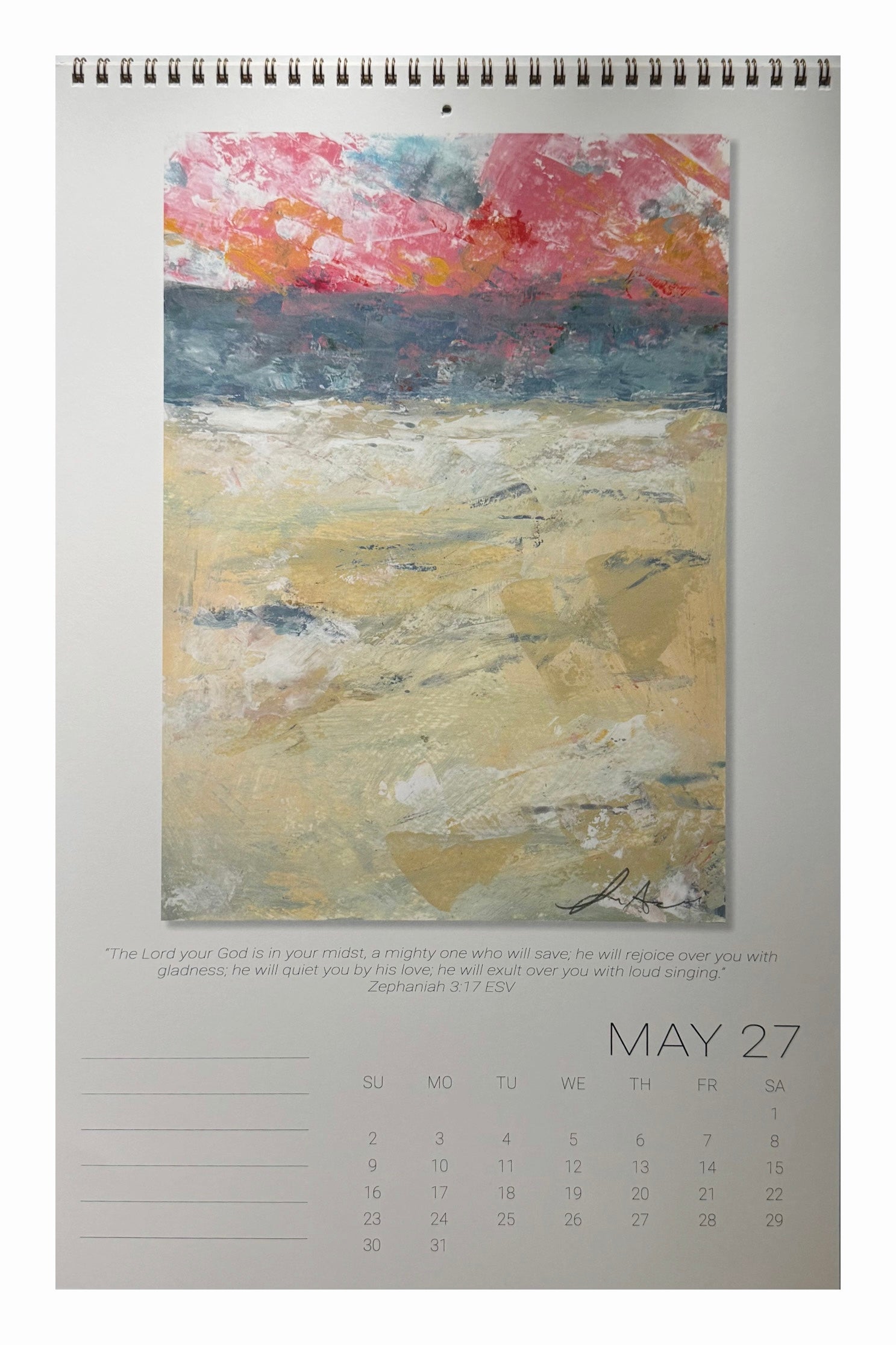 2027 Calendar - Songs of Peace
